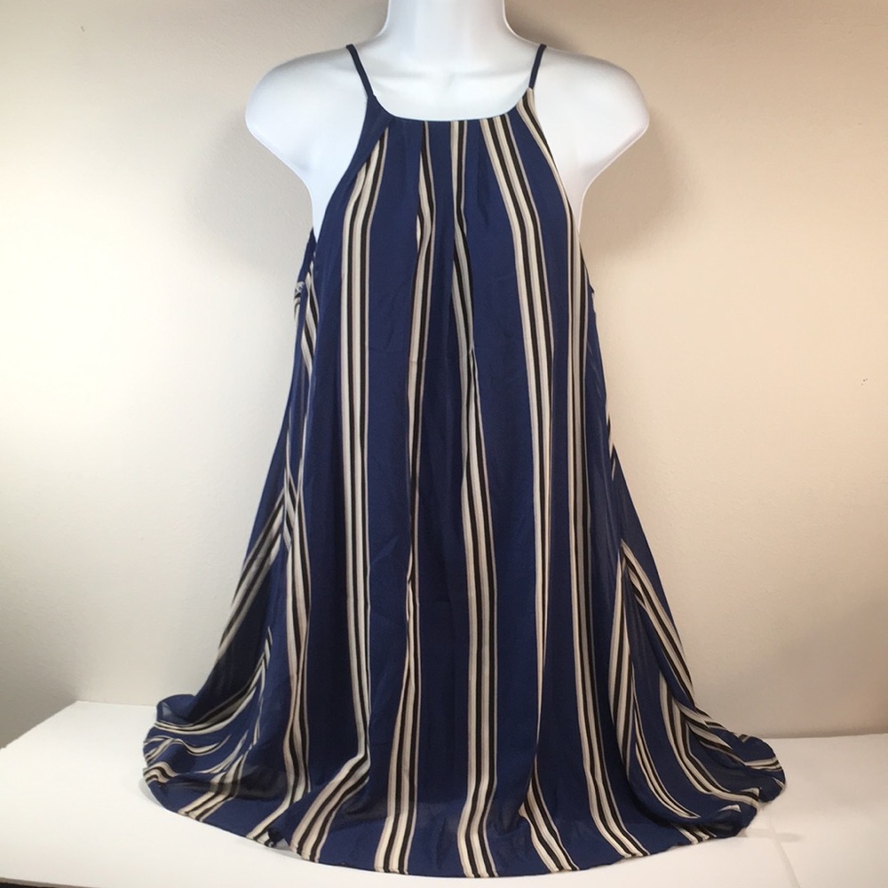 Blue Rair | high neck dress | NWT FLOWS WITH EVERY MOVE | SPRING / SUMMER